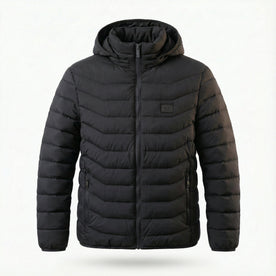 Jackets : Unisex Rechargeable Heated Winter Jacket - Adjustable Heat Zones in Black van Vanda Liamo