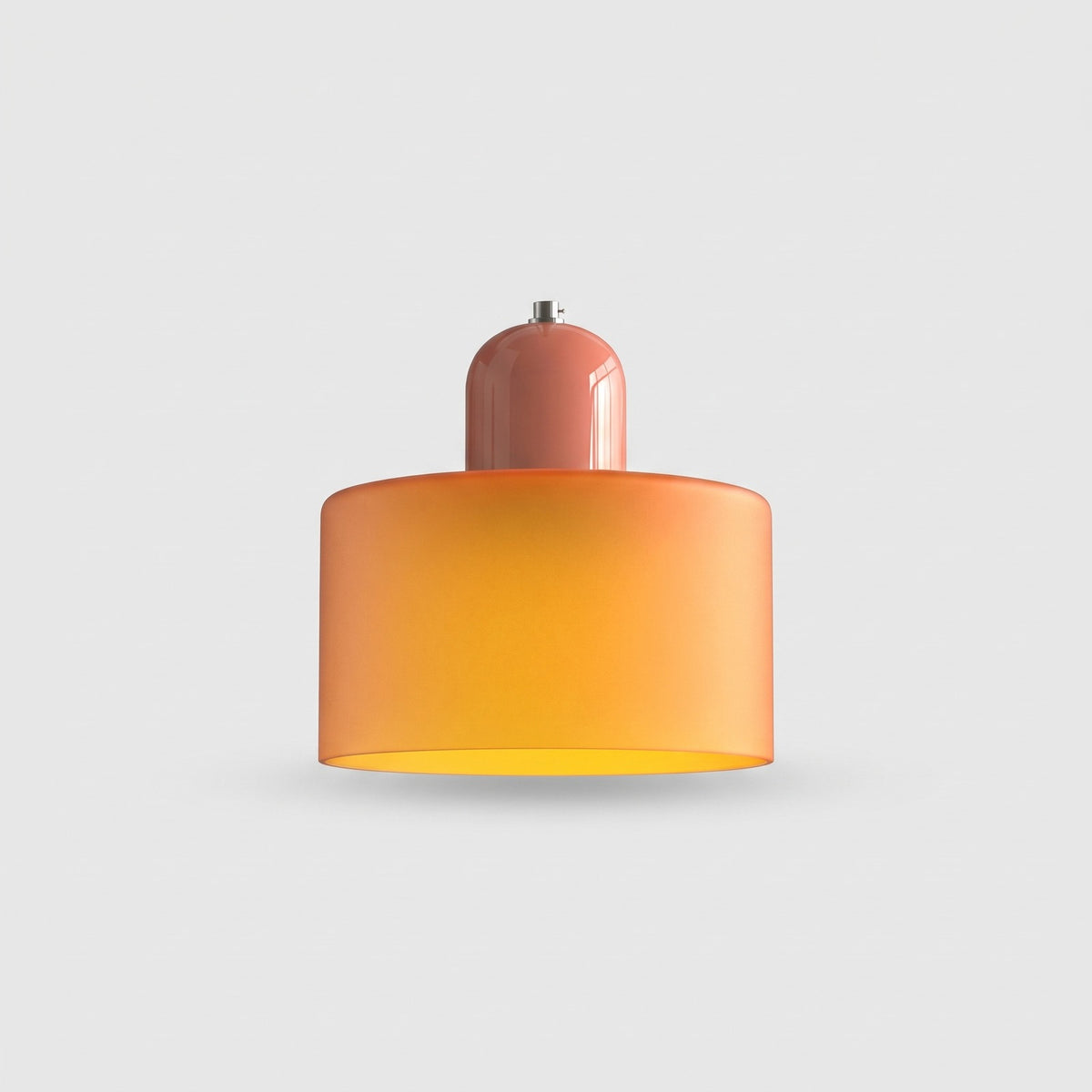 Coloured Glass Bauhaus Pendant Light – Retro Statement Piece