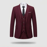 Men's Three-Piece Suit - Two-Button Classic Cut