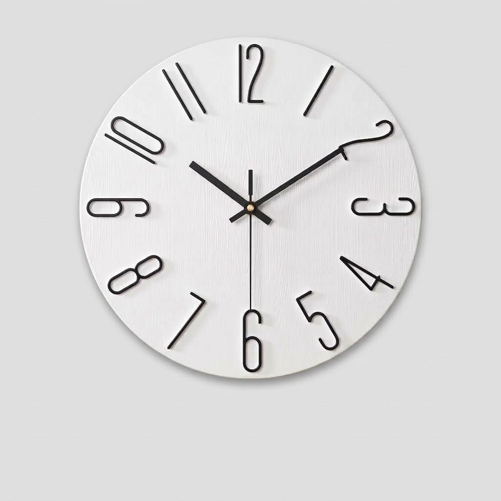 WireClock Modern Wall Clock for Living Room