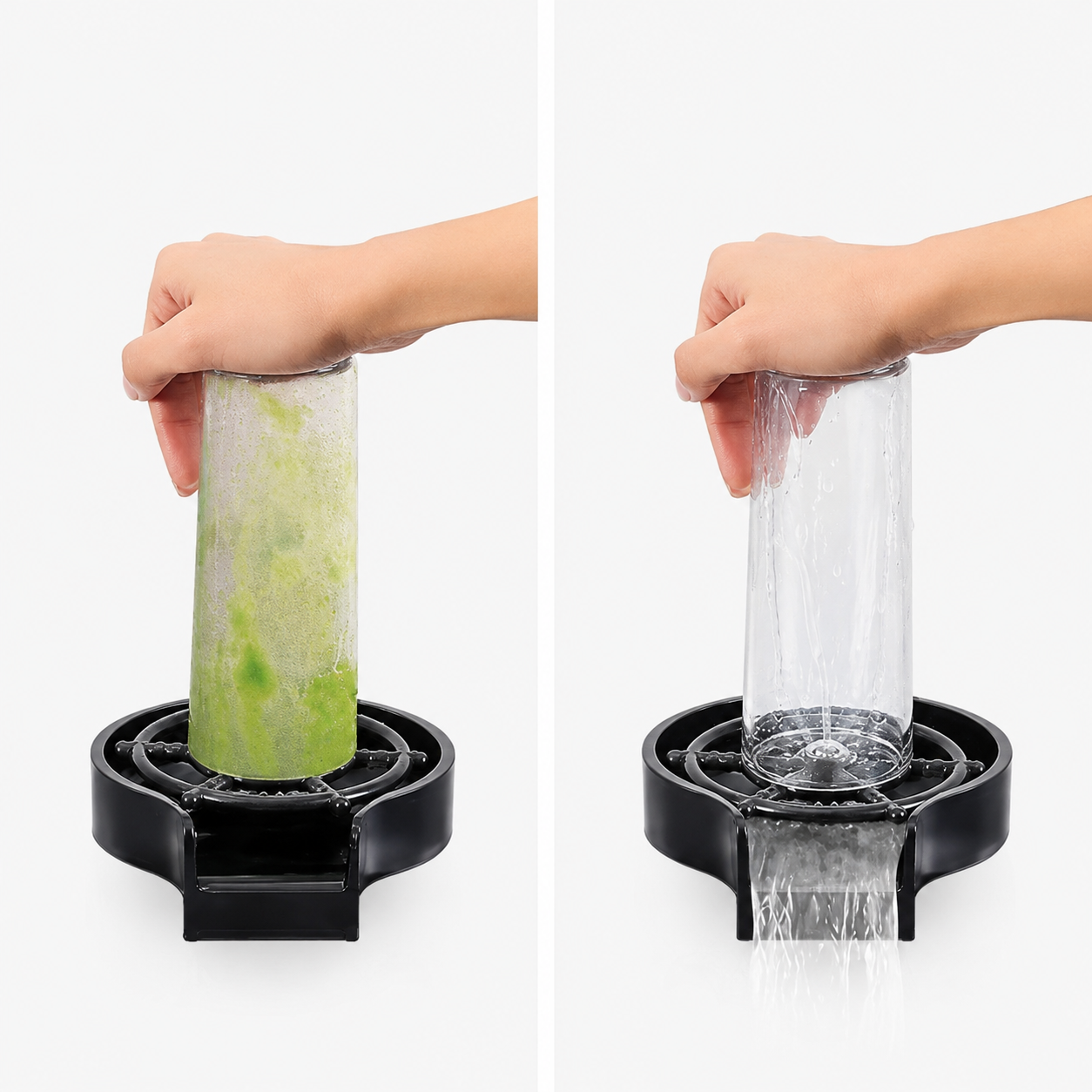 High-Pressure Kitchen Sink Glass and Cup Rinser