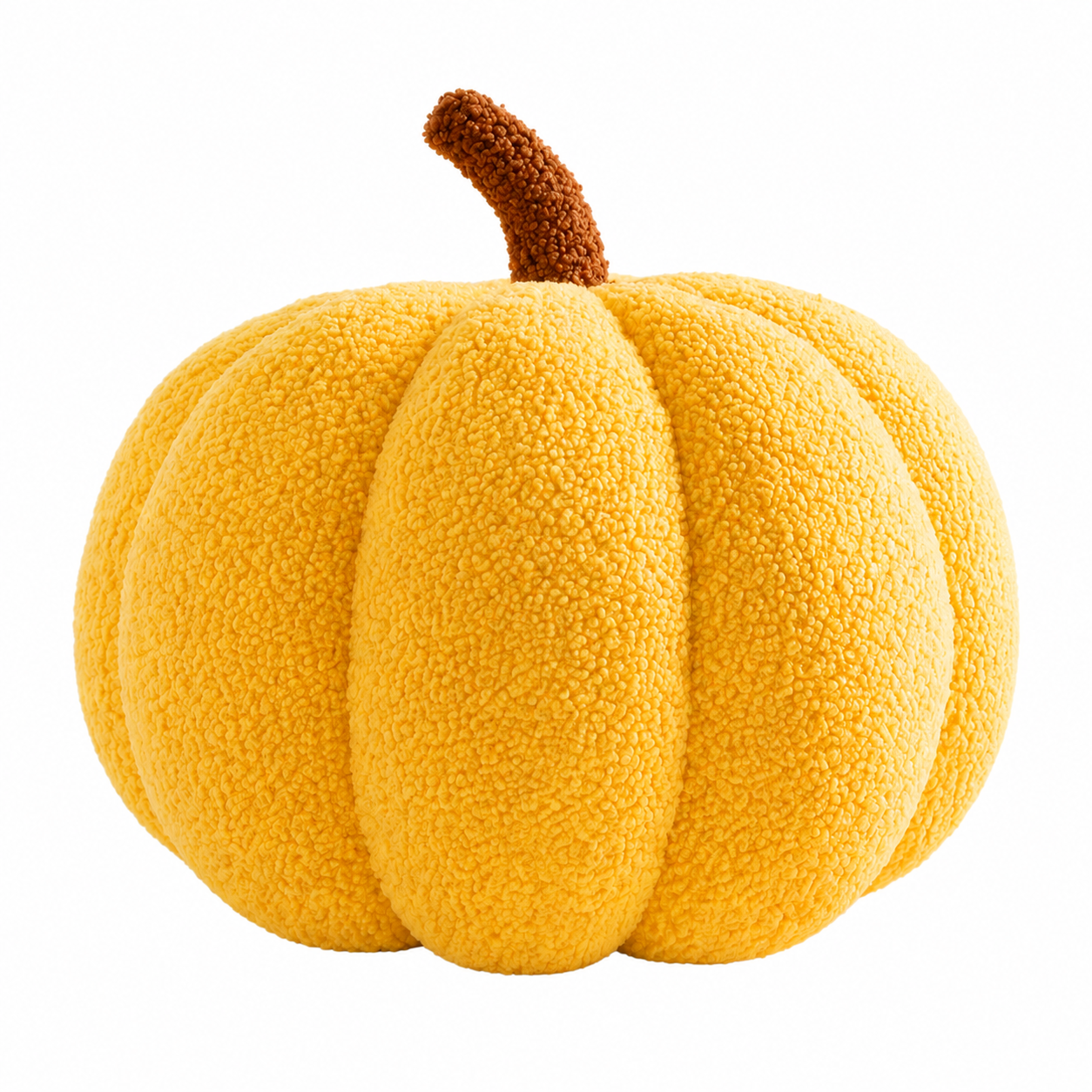 Plush Pumpkin Decorative Pillow - Soft Autumn and Halloween Decoration