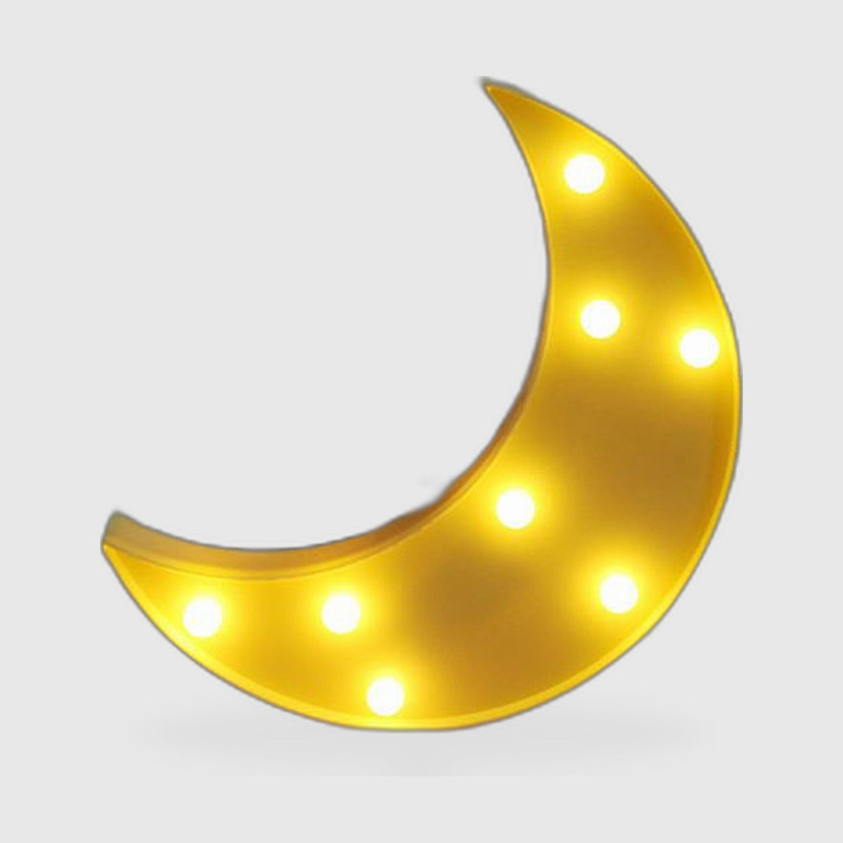 Kids Night Light : 3D Cloud & Moon LED Night Light – Soft Bedtime Glow in Yellow van Vandaliamo