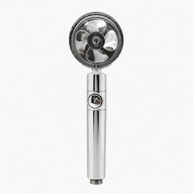 home & garden : High-Pressure 360° Rotating Massage Shower Head in Silver van Vandaliamo