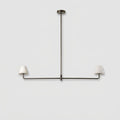 Alba Pendant Lamp in Alabaster and Bronze