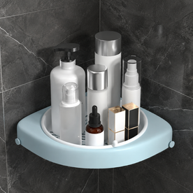 home & garden : 360° Rotating Corner Storage Rack in Blue van Vandaliamo