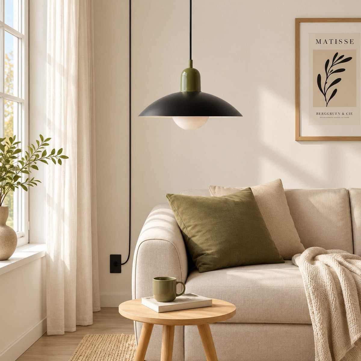 Home Decor : Mid Century Bauhaus Plug-In Pendant Light in van Vandaliamo