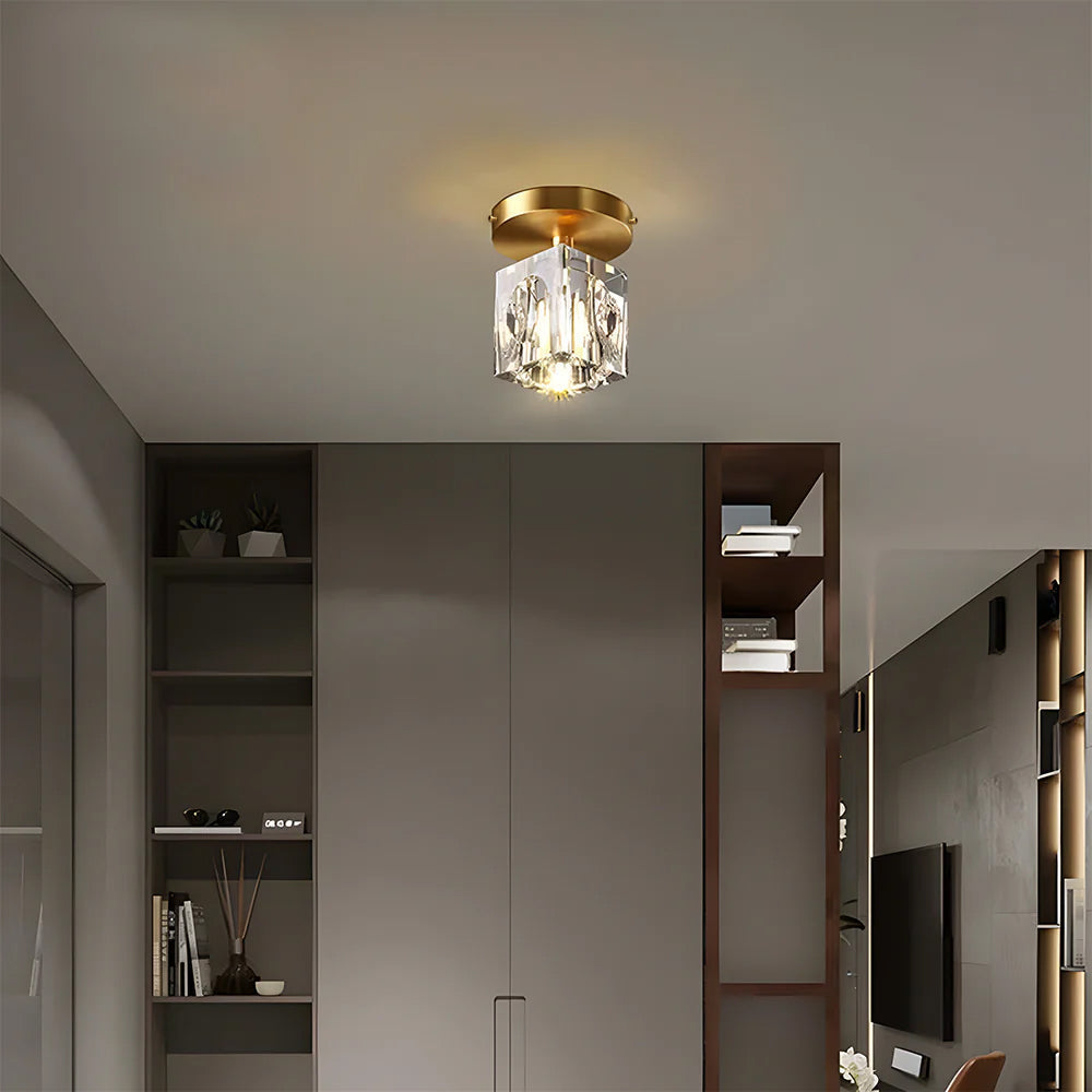 Geometric Crystal Ceiling Lamp