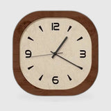 Square Wood Wall Clock – Vintage Design, Best-Seller