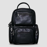 Men's Two-in-One Leather Chest Bag and Backpack
