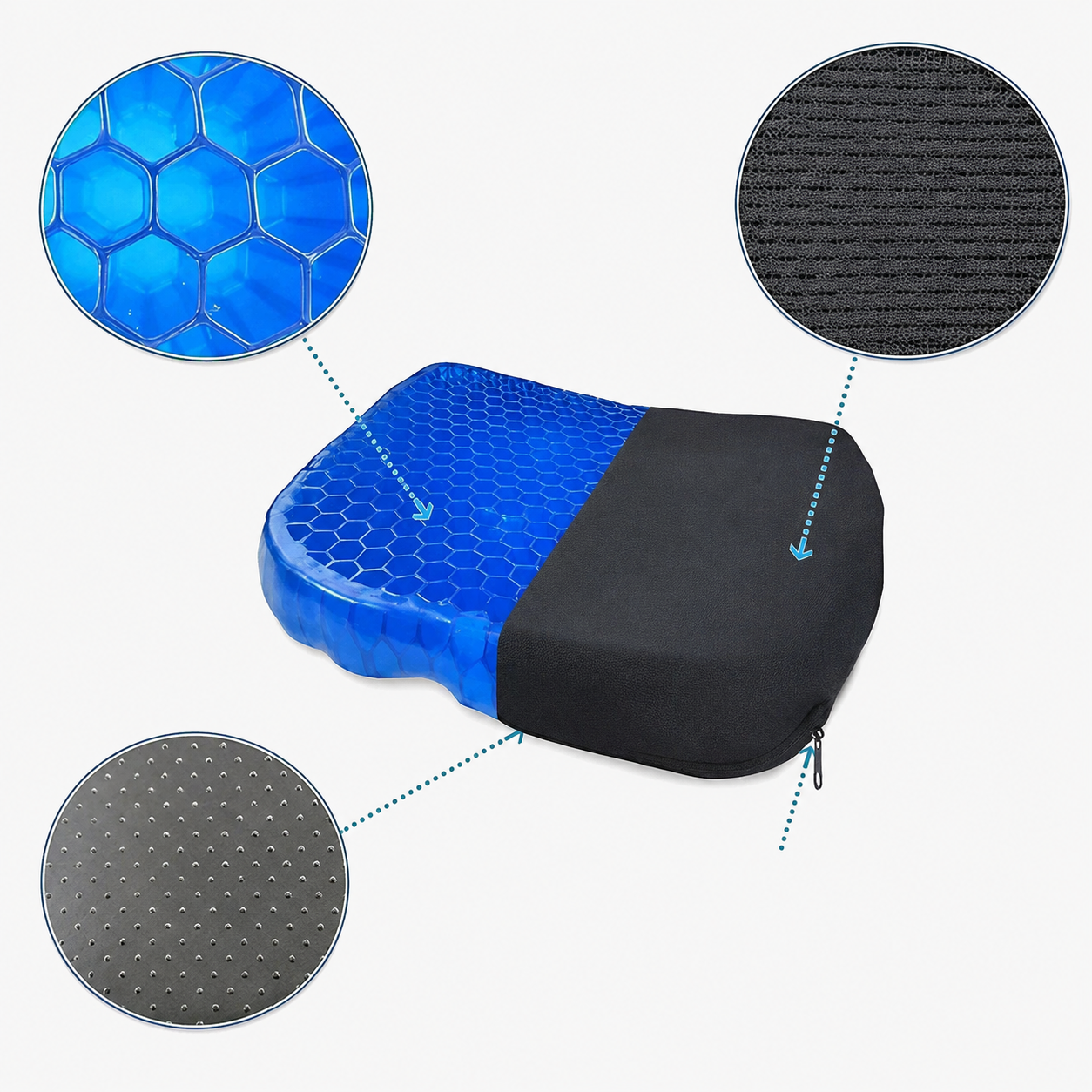 Ergonomic Gel Seat Cushion