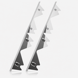 Stainless Steel Stove Gap Covers (2 Pieces)