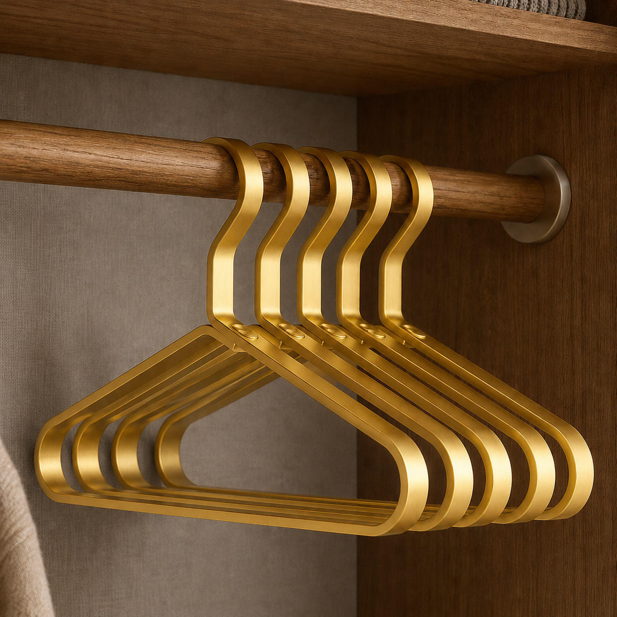 Kleiderbügel : Non-slip Slim Aluminum Hangers in van Vandaliamo