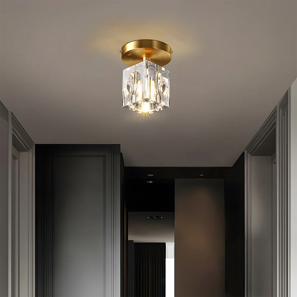 Geometric Crystal Ceiling Lamp