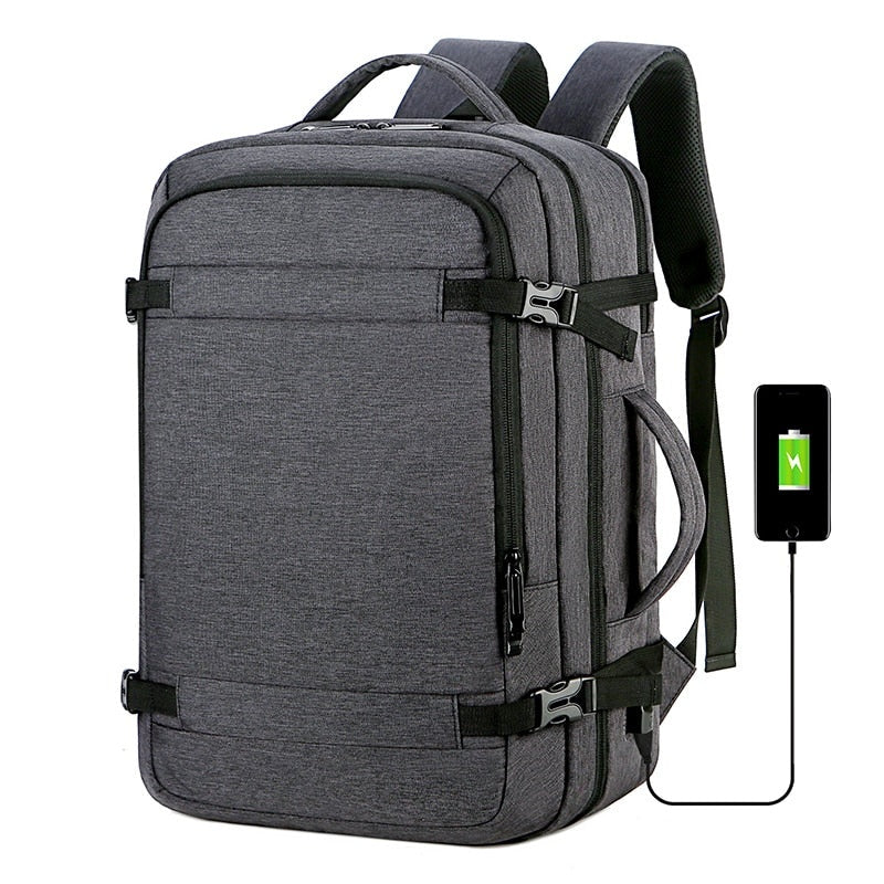 Men's Travel Laptop Backpack - Polyester