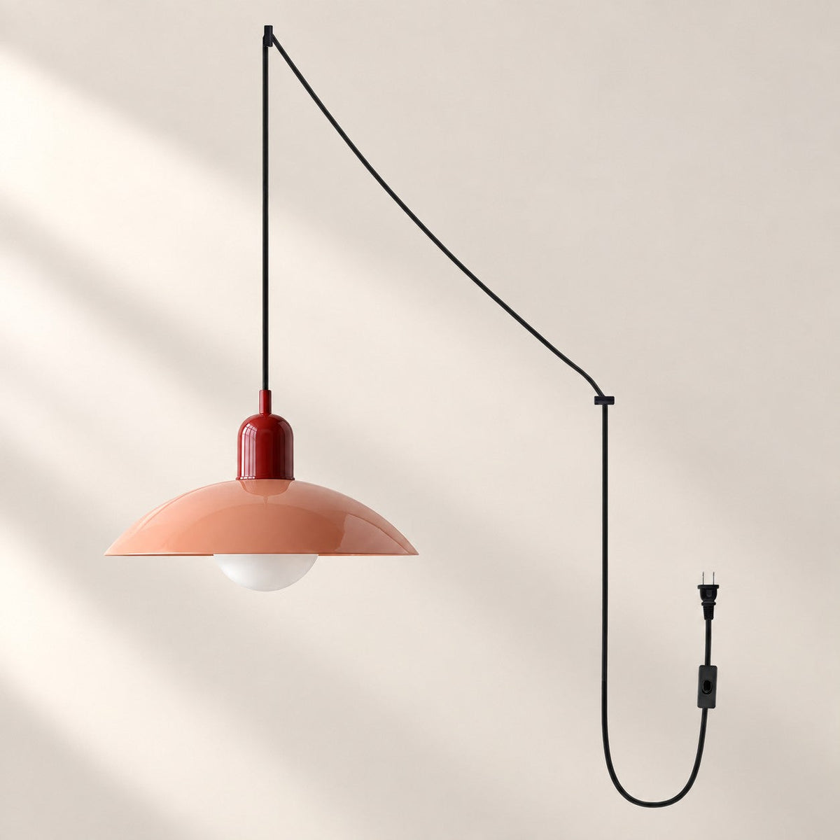 Home Decor : Mid Century Bauhaus Plug-In Pendant Light in van Vandaliamo