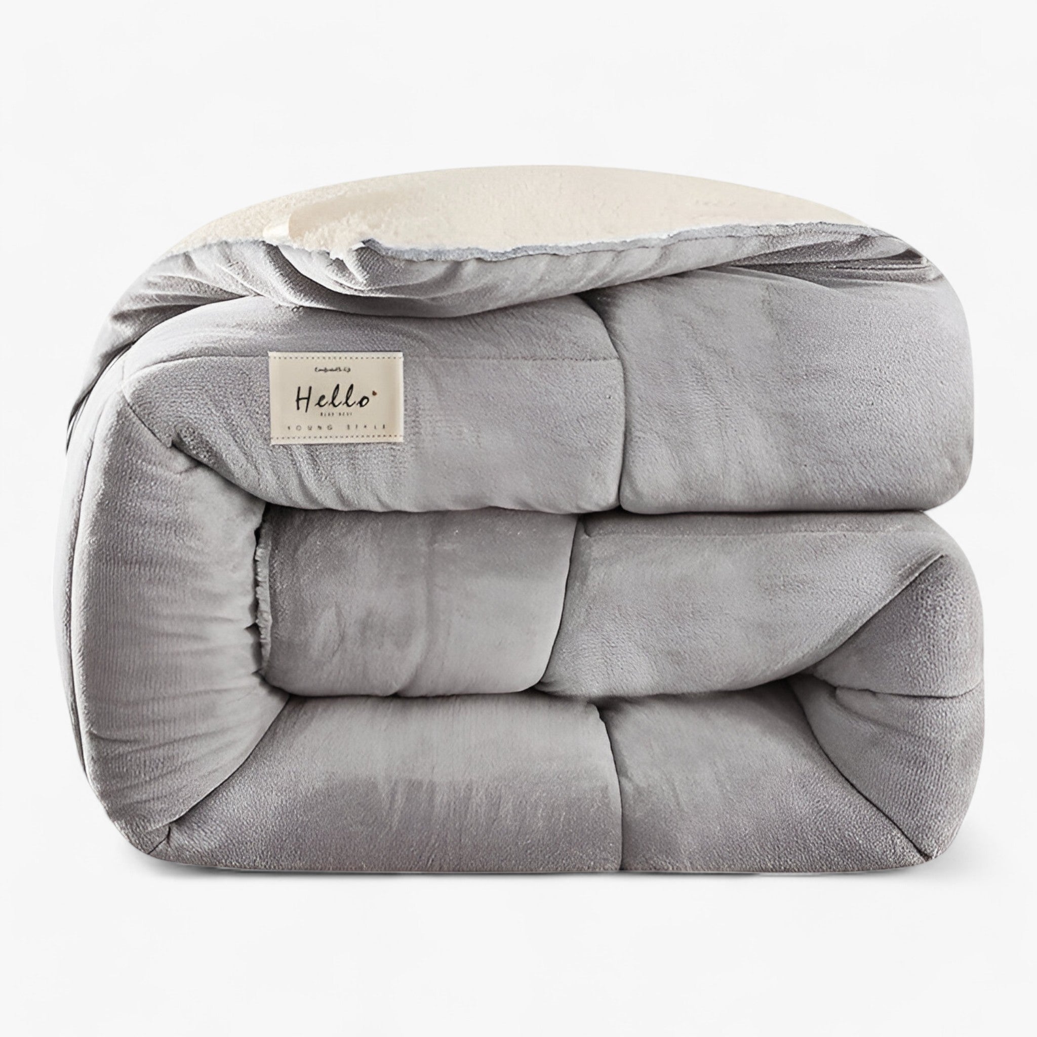house & garden : Cozy | Bedroom Duvet - ultra-soft and durable in Grey van Vandaliamo