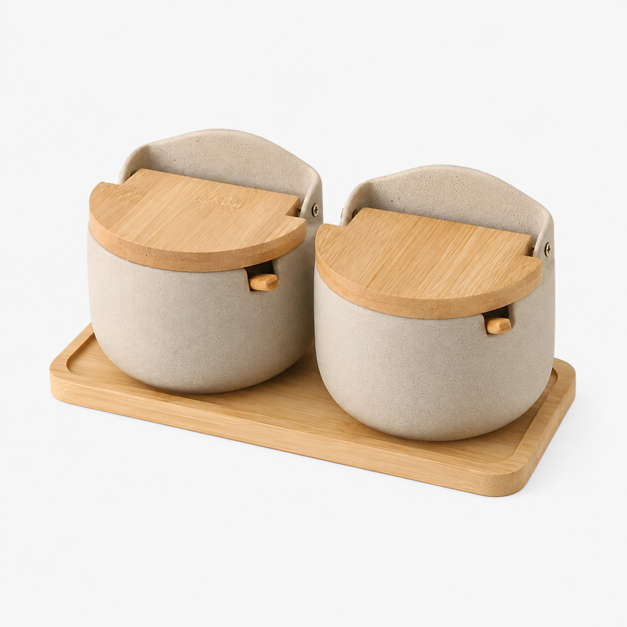 house & garden : Spice Box Ceramic Container in 2-piece set van Vandaliamo