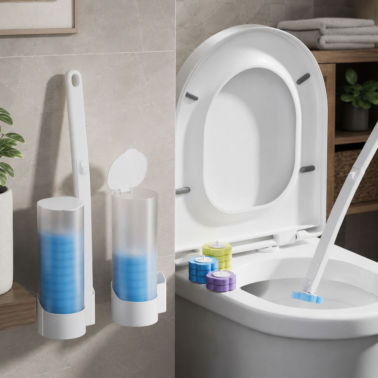 Disposable Toilet Cleaning Brush