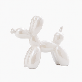 house & garden : PuffyPooch - Balloon Dog Sculpture in White van Vandaliamo