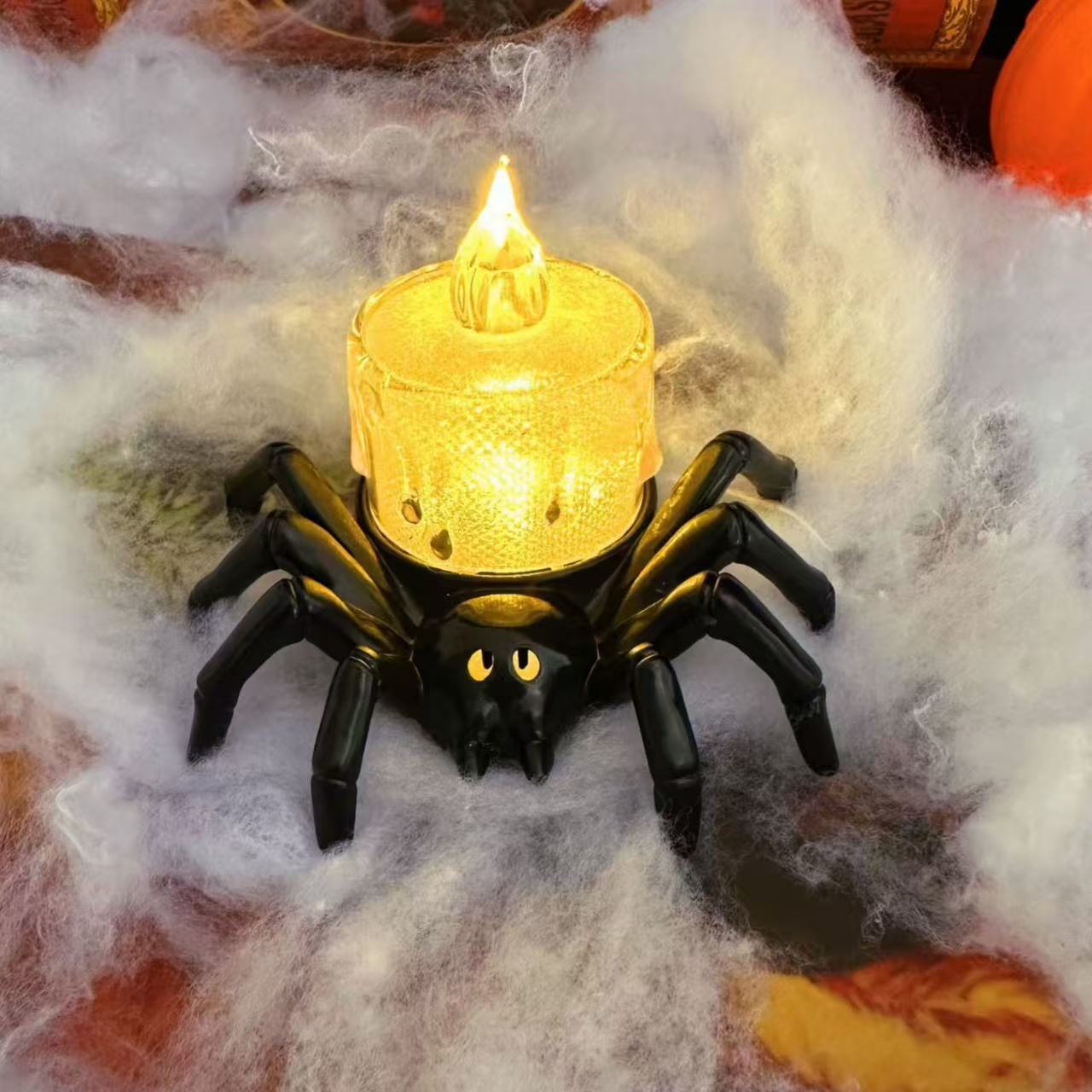 Gifts – Seasonal – Halloween : Spider-Shaped Decorative Halloween Candle Holder in van Vandaliamo