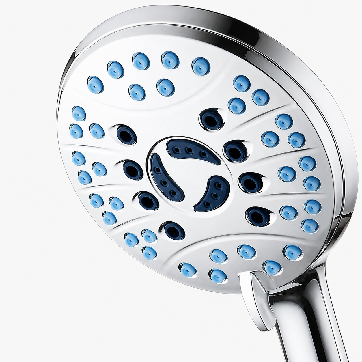8-Setting High-Pressure Handheld Shower Head with Hose