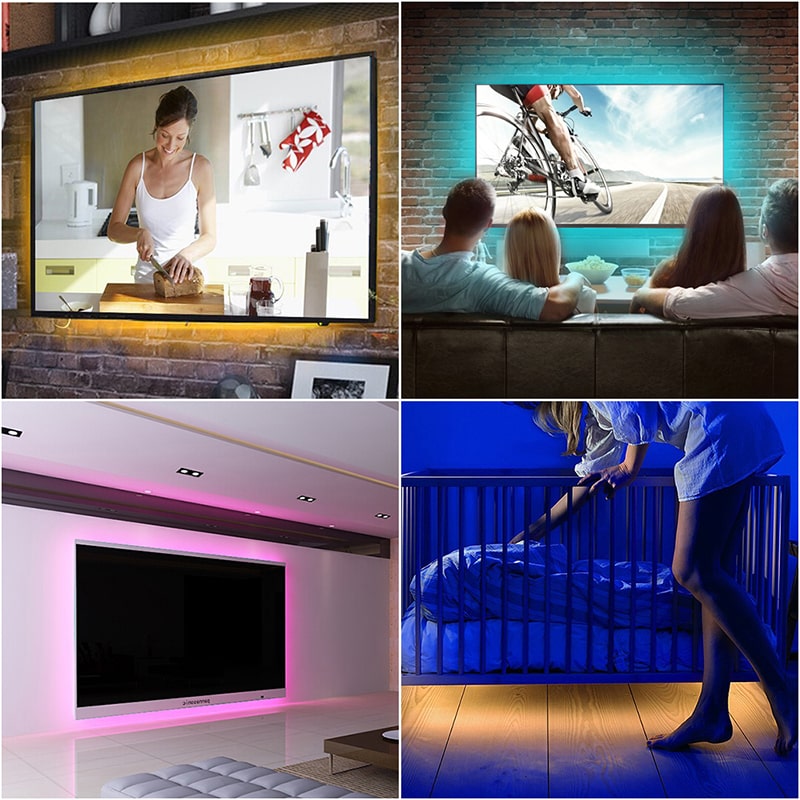 LED Strip Light : TV Backlight LED Strip – 16 Colors, USB Powered in van Vanda Liamo