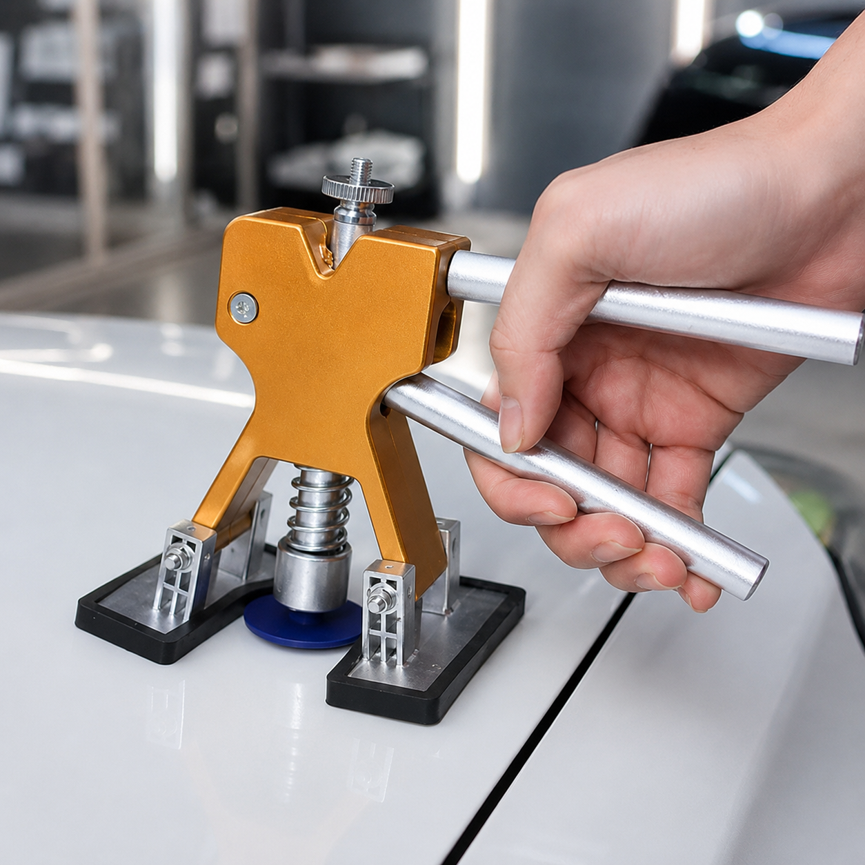 Paintless Car Dent Repair Bridge Puller Tool Set