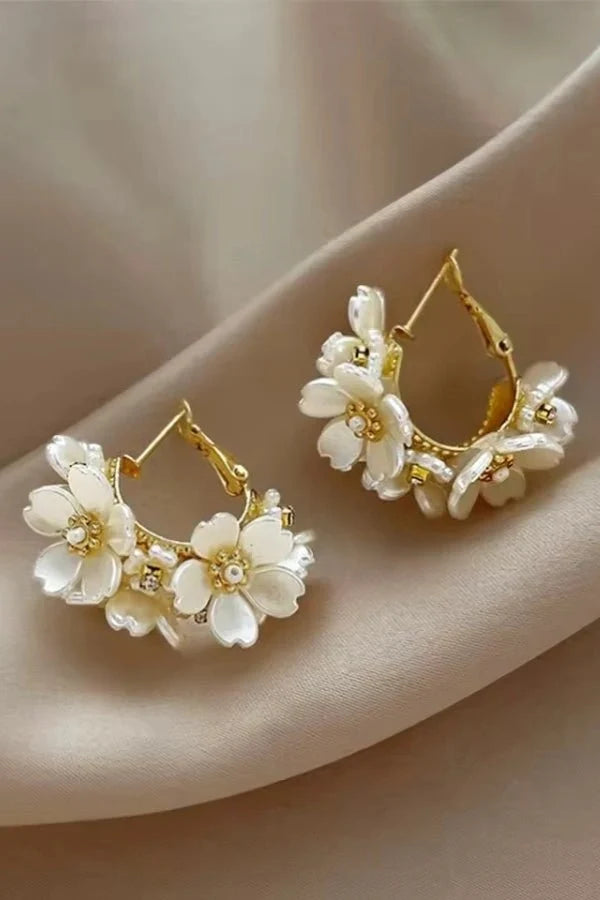 Earrings : Blooming Blossom Hoop Earrings in van Vandaliamo