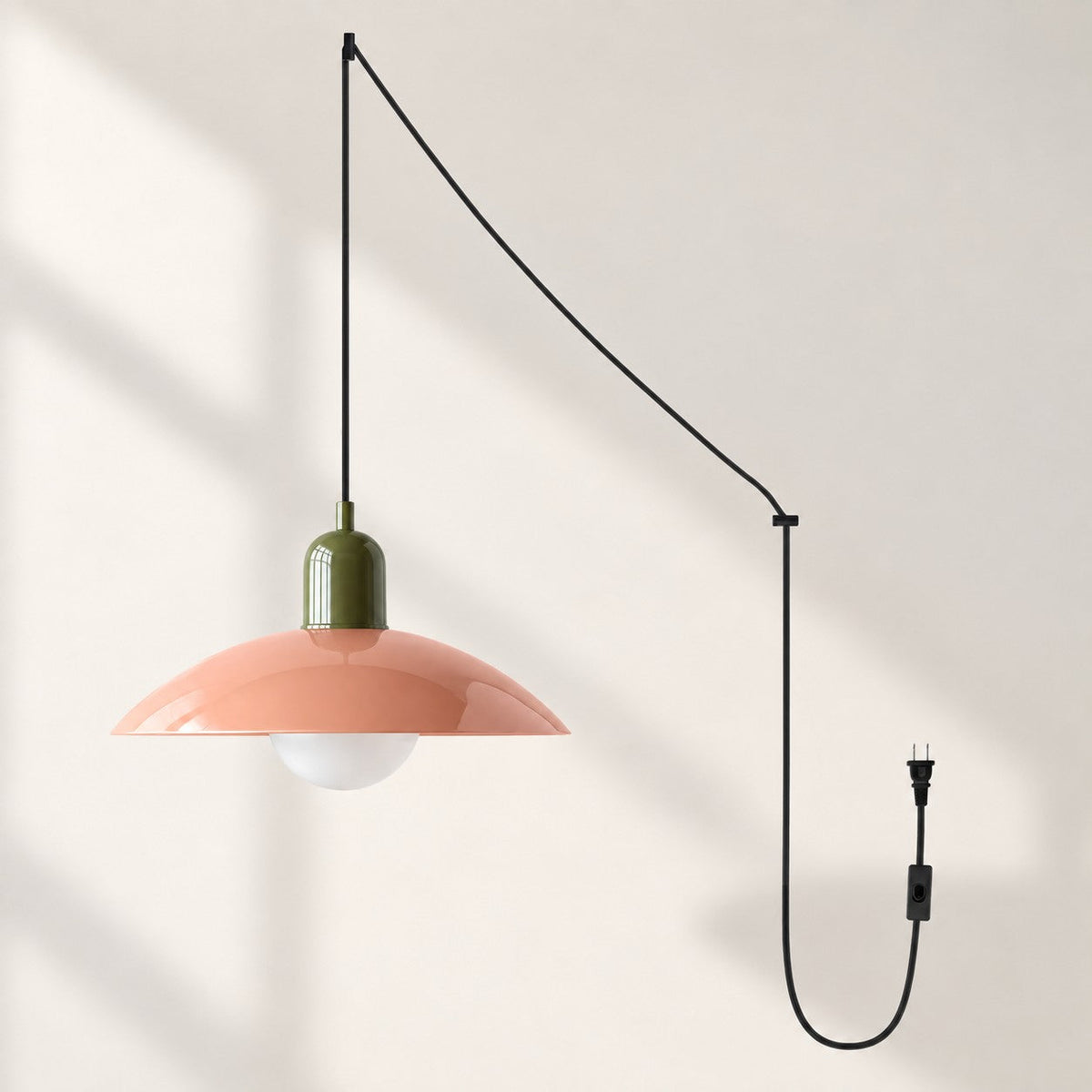 Home Decor : Mid Century Bauhaus Plug-In Pendant Light in van Vandaliamo