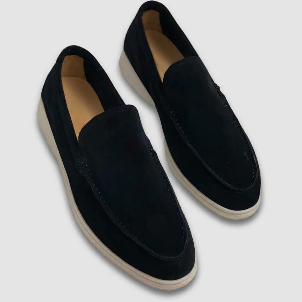 Loafers : Men's Vintage Leather Loafers in van Vanda Liamo