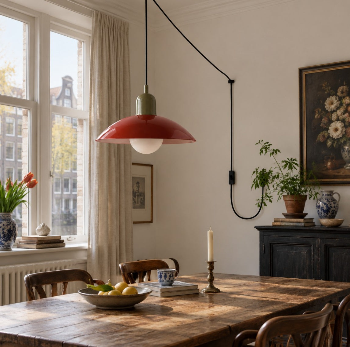 Home Decor : Mid Century Bauhaus Plug-In Pendant Light in van Vandaliamo