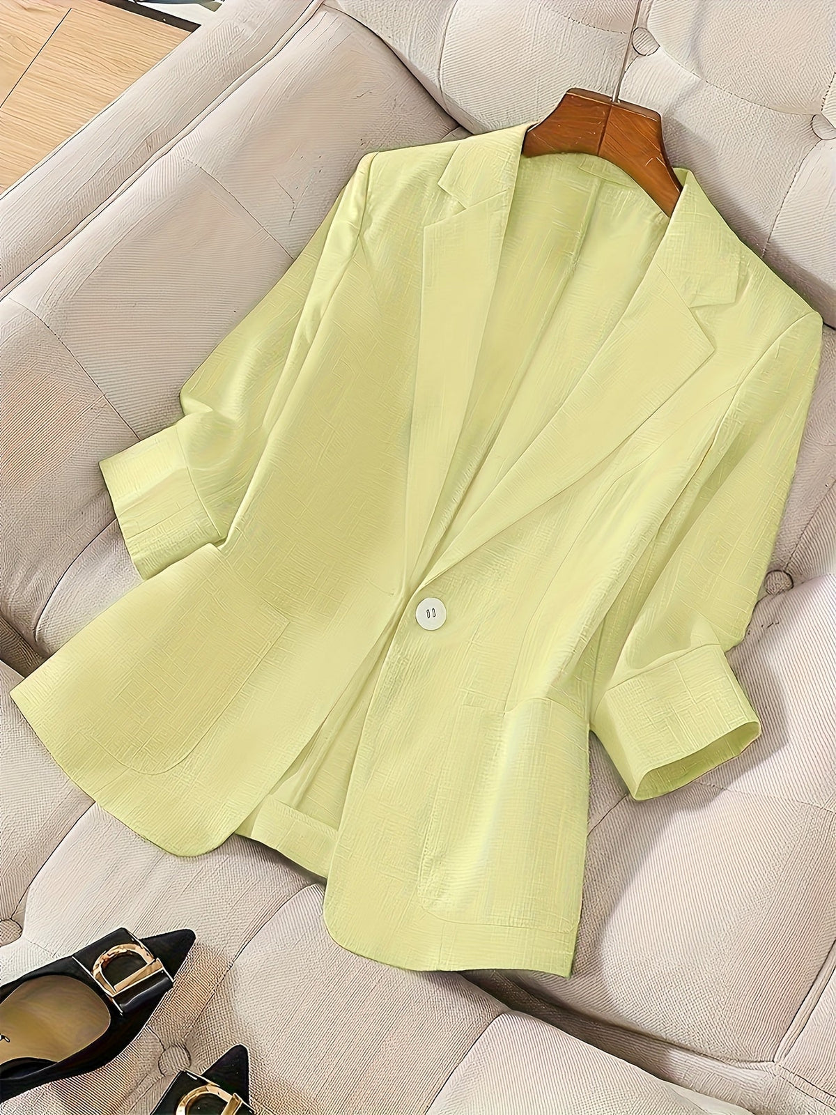 Women's Lightweight Single-Breasted Blazer