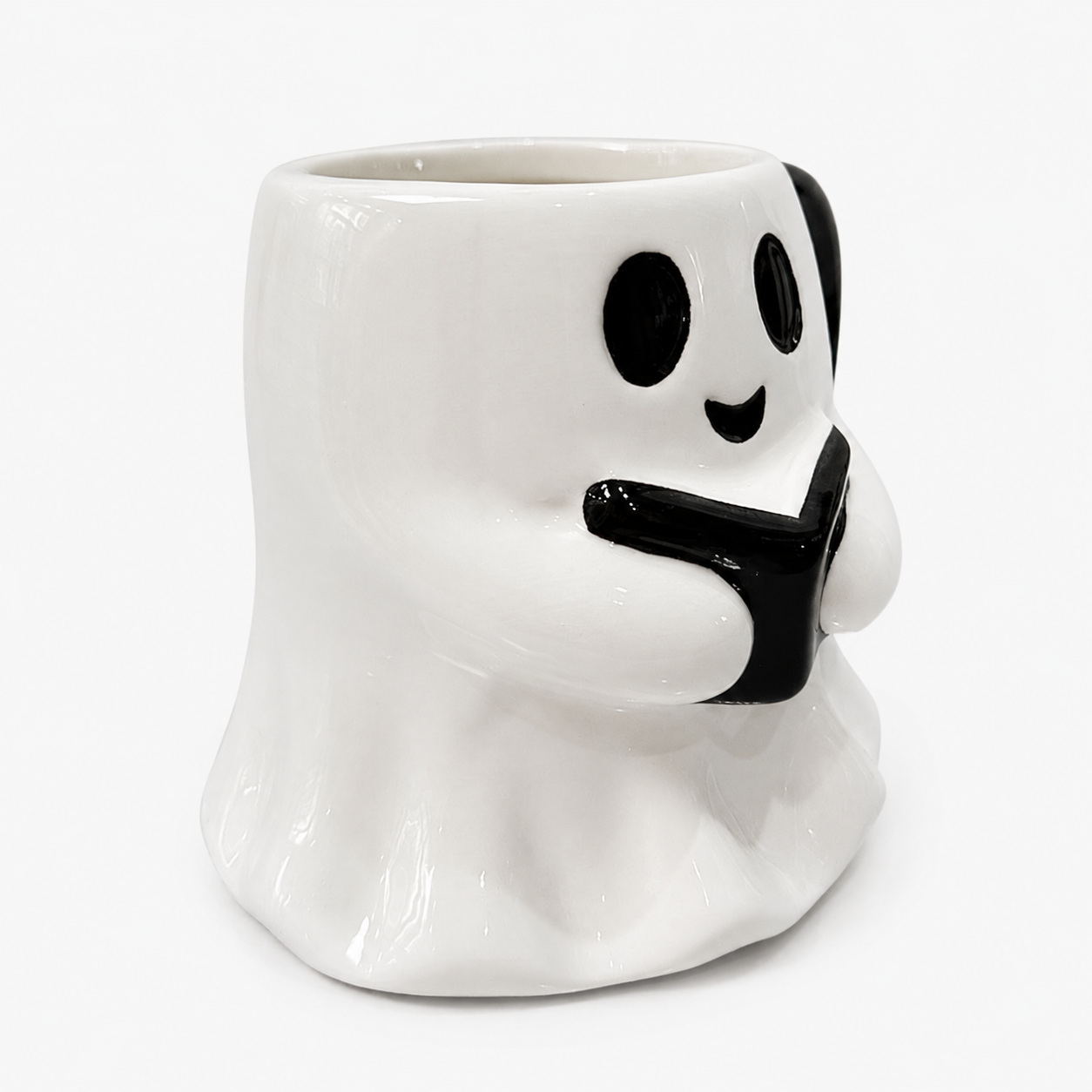 Gifts – Seasonal – Halloween : Ghost with Book Ceramic Halloween Mug in van Vandaliamo