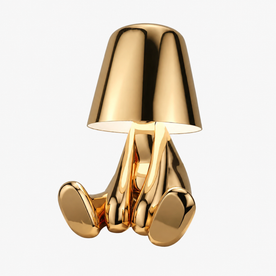 Lamps : Artistic Modern LED Table Lamp in Gold Relax van Vandaliamo