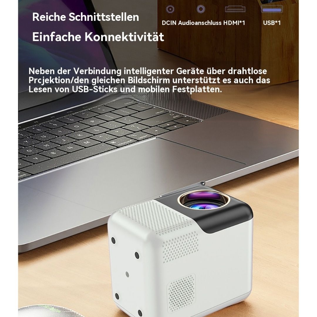 Home Decor : Mini HD Home Theater Projector - Portable in van Vandaliamo