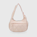Quilted Crescent Hobo Bag – Diamond-Stitch Shoulder Bag