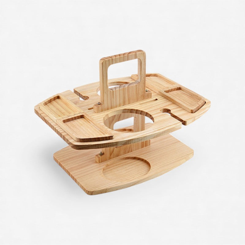 Portable Wooden Mini Picnic Table