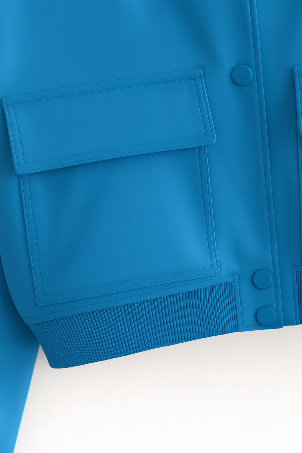 Jacket : Women's Blue Bomber Jacket in van Vanda Liamo