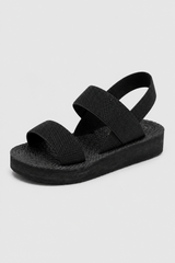 Braided Espadrille Platform Sandals – Stretch-Knit Straps & Summer Ease