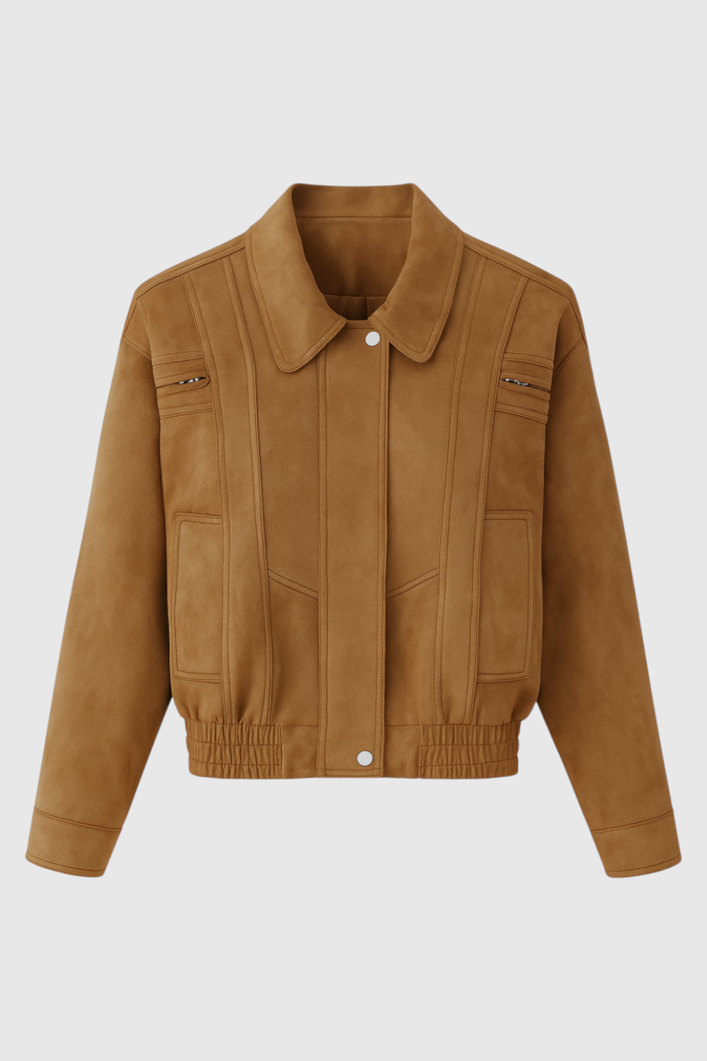 Jacket : Women's Brown Bomber Jacket in Brown van Vanda Liamo