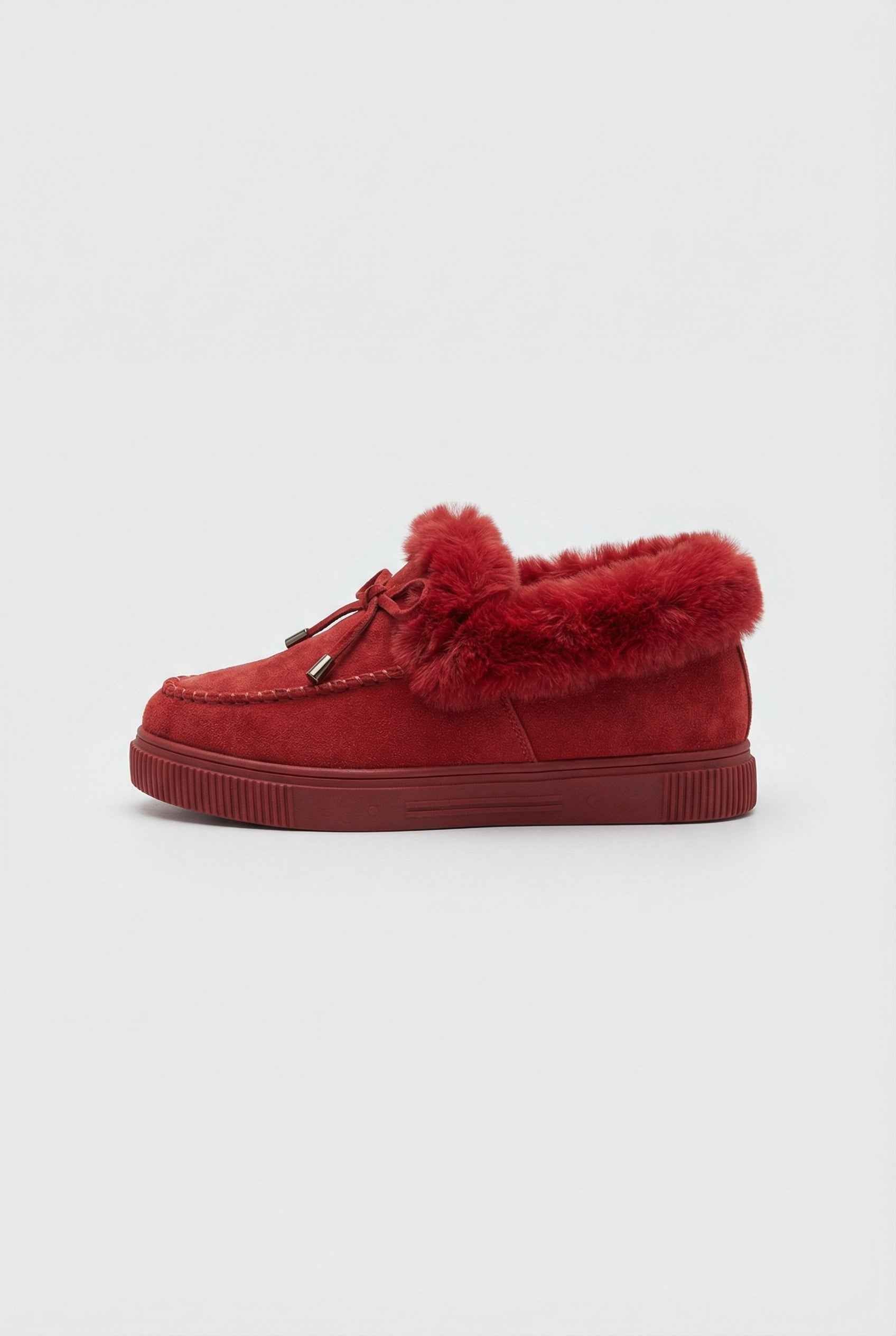 Women’s Snow Boots : Burgundy Winter Boots for Women in van Vanda Liamo