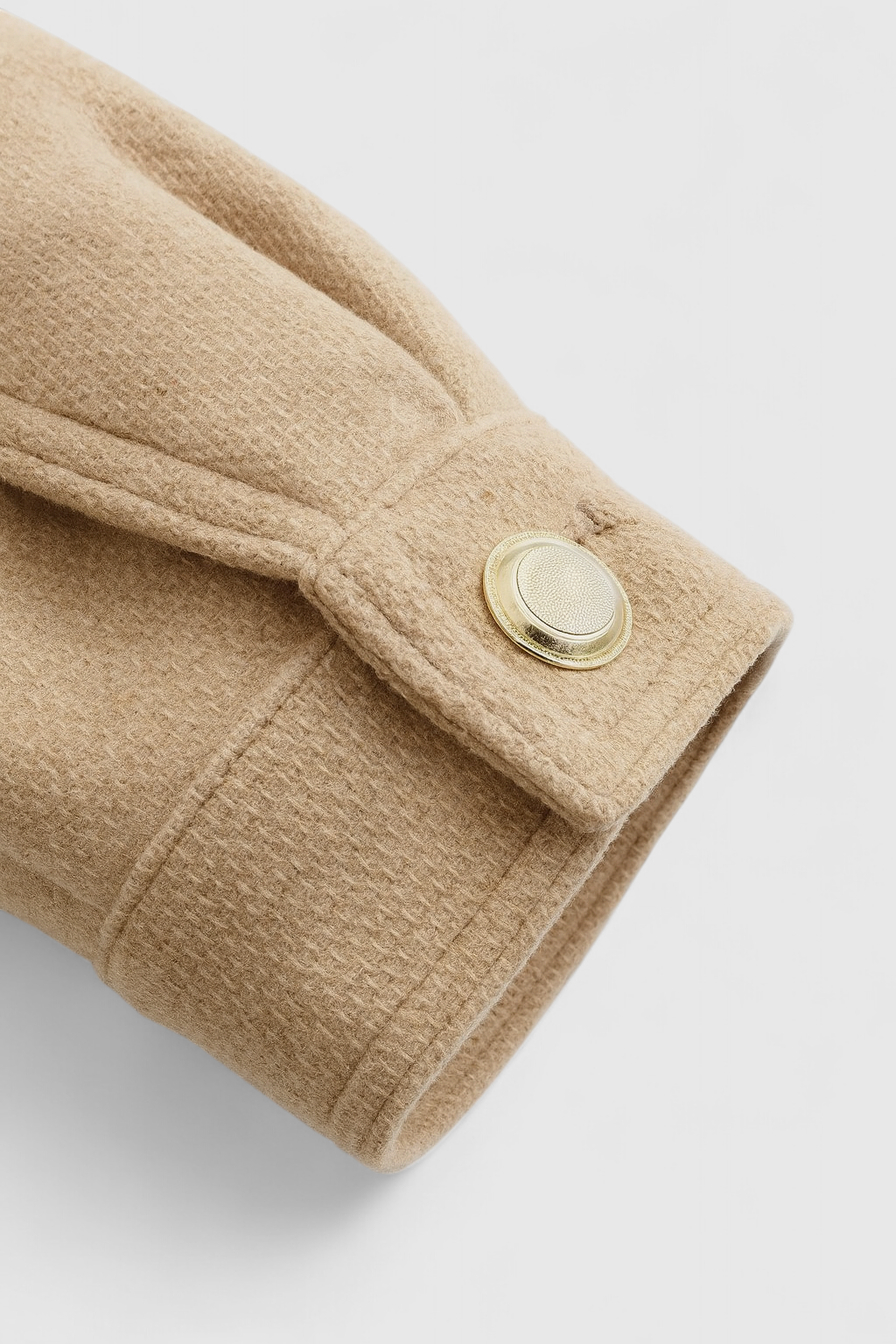 Jacket : Casual Lapel Jacket - Khaki in van Vanda Liamo