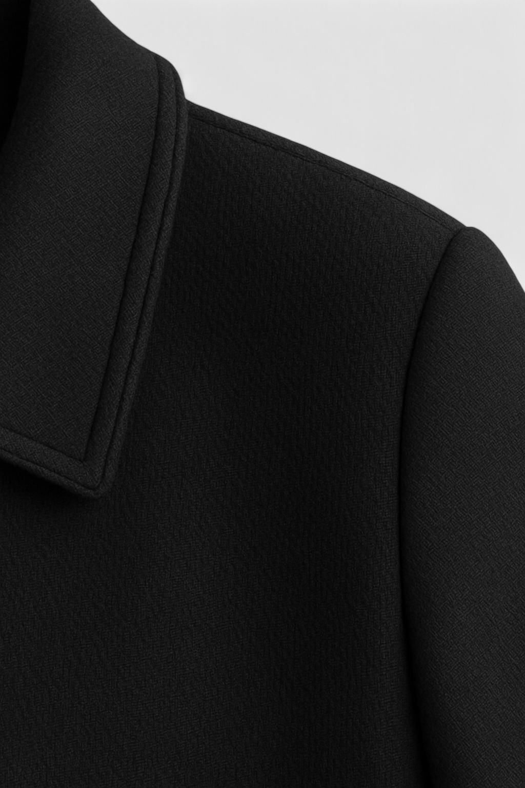 Jacket : Casual Lapel Jacket - Black in van Vanda Liamo
