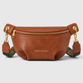Trendy PU Leather Sling Bag with Wide Strap – Perfect for Everyday Use