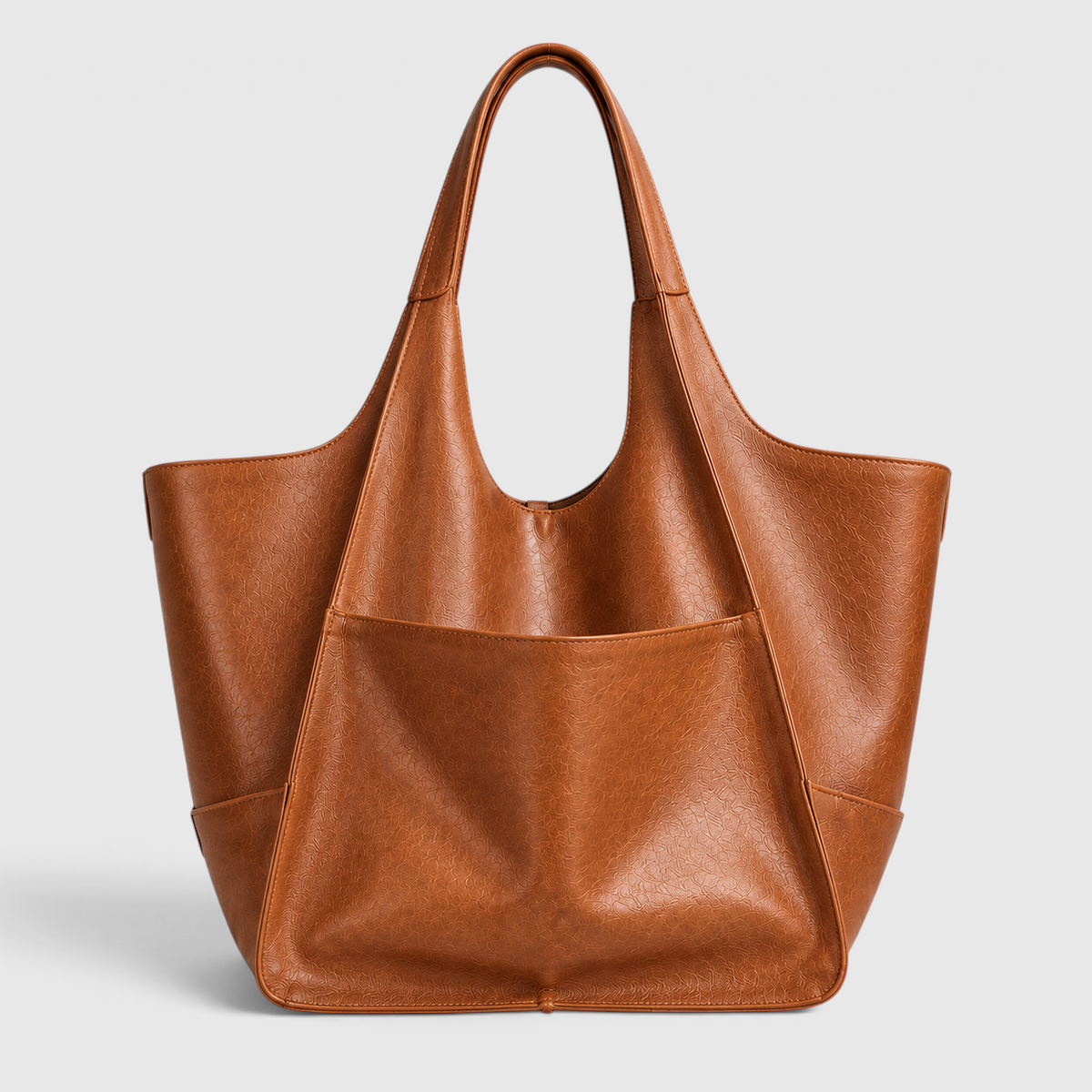 Tote Bag : Vintage Oversized Tote Bag in Brown van Vandaliamo