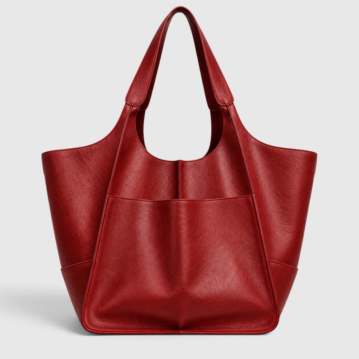Tote Bag : Vintage Oversized Tote Bag in Red van Vandaliamo