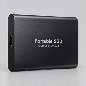 Gadgets & Electronics : External SSD for PS5 Xbox - Aluminum, USB-C, ready to use in Black van Sansoti
