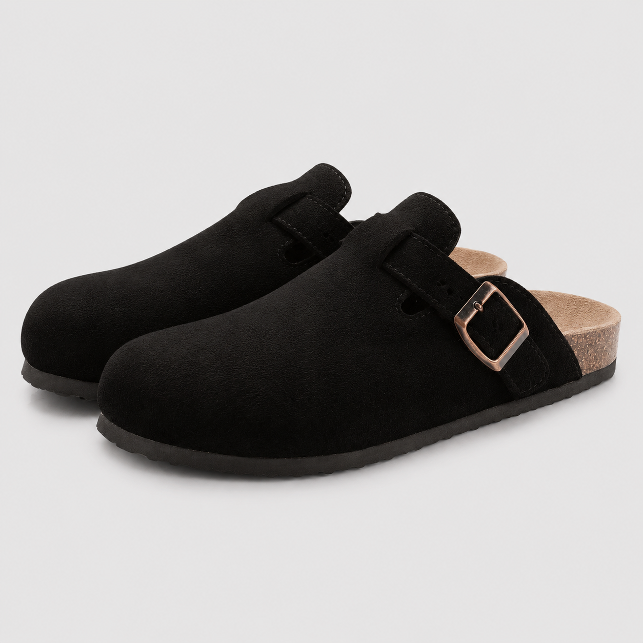 Women's Orthopedic Suede Cork Footbed Slippers