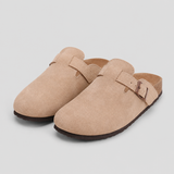 Women's Orthopedic Suede Cork Footbed Slippers